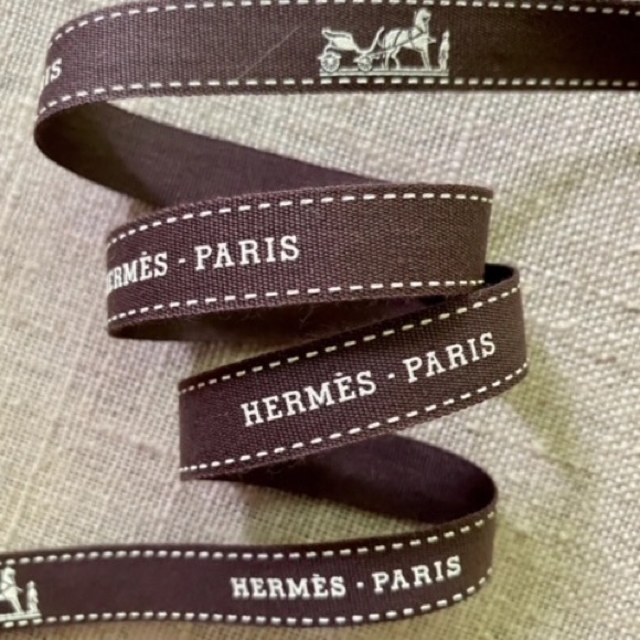 4 pc Hermes Box Bag HUGE Gift empty XL Long Ribbon Storage Replacement Decoratn - Picture 7 of 7
